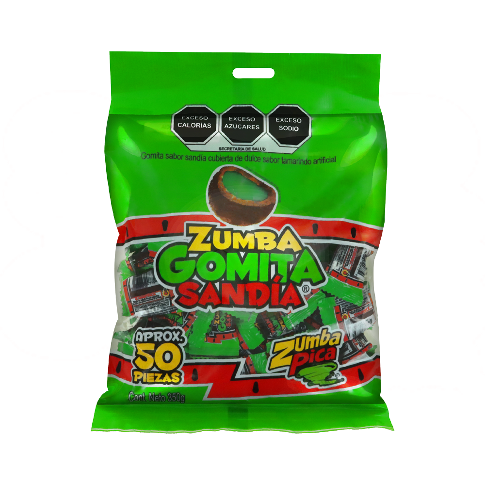 ZUMBA GOMITA SANDIA 24/50PZA