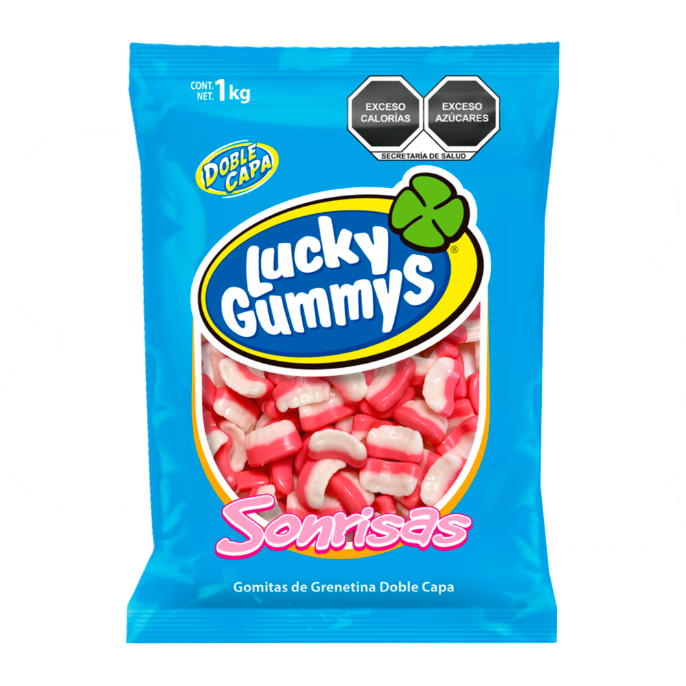 LUCKY GUMMYS SONRISAS 8/1 KG