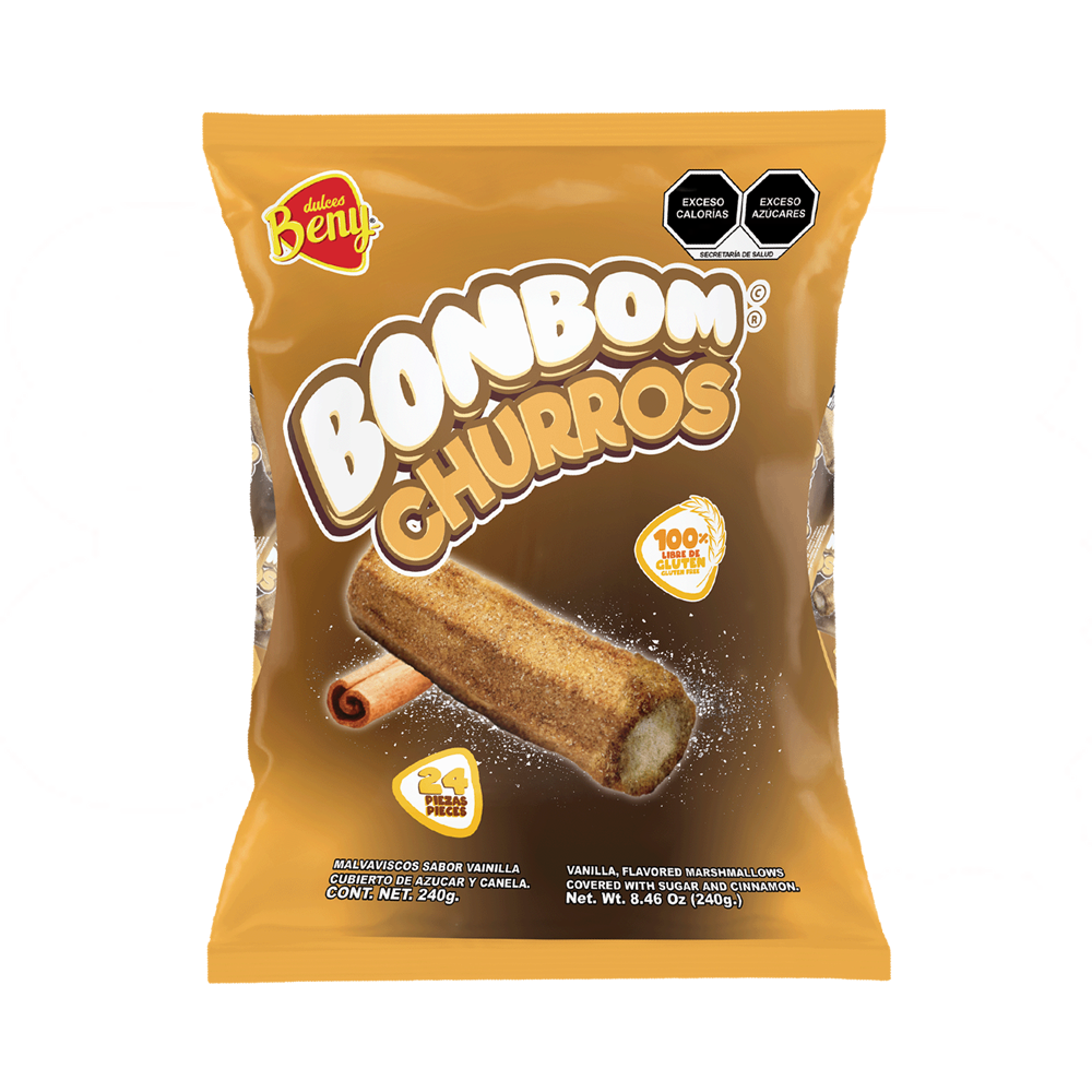 BENY BOMBOM CHURRO 12/24 PZA