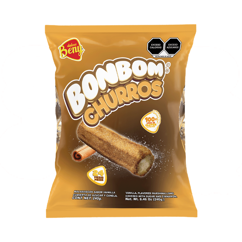 BENY BOMBOM CHURRO 12/24 PZA