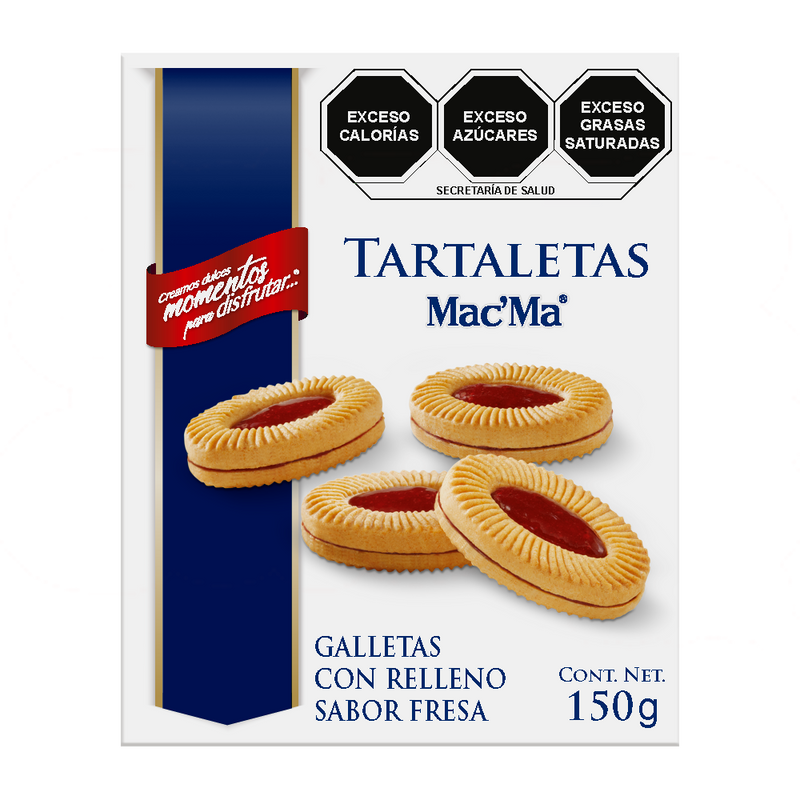 TARTALETAS FRESA 12/150G