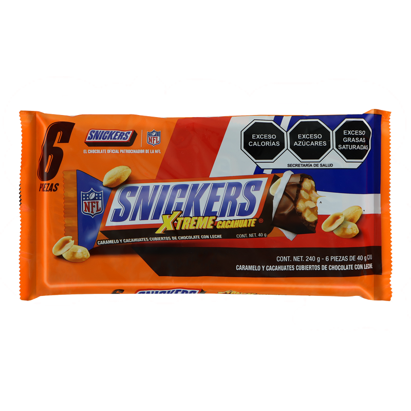 SNICKER XTREME 40G 12/6
