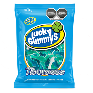 LUCKY GUMMYS TIBURONES 8/1 Kg