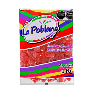 P GOMA CORAZON ROJO 10/1 KG