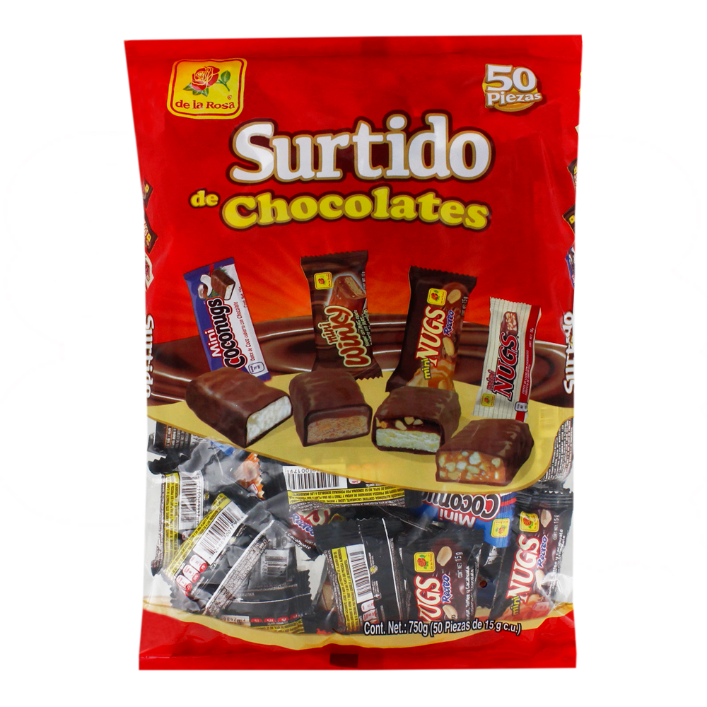 SURTIDO MINI CHOCOLATES 12/50