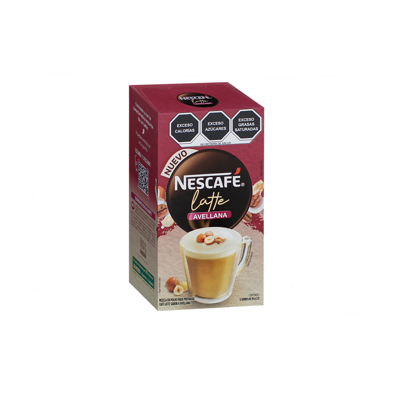 NESCAFE LATTE AVELLANA 6/6 20g