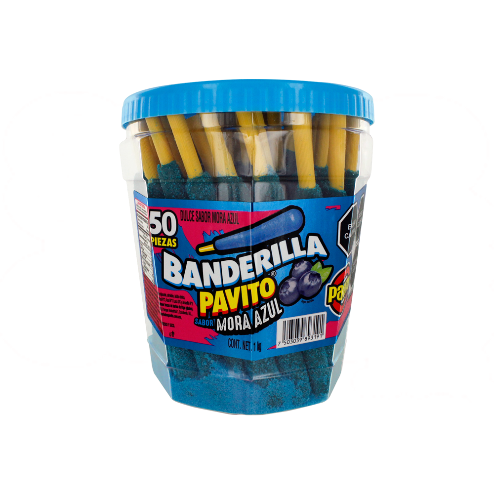 BAND PAVITO MORA AZUL 6/50PZA