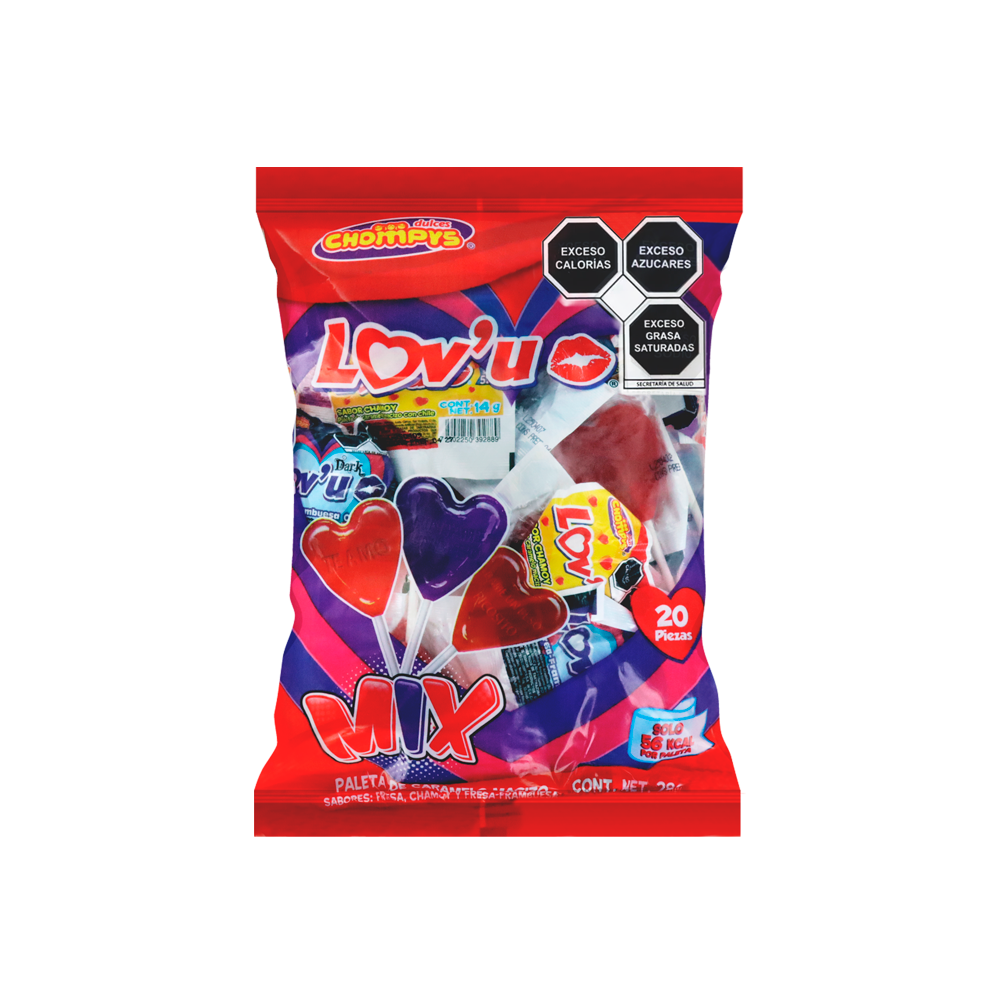 PALETA LOVU MIX 30/20PZ