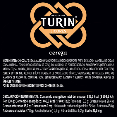 TURIN TUBO CEREZA 6/180G