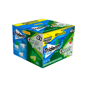 TRIDENT 4´S FRESH MIX 24/60