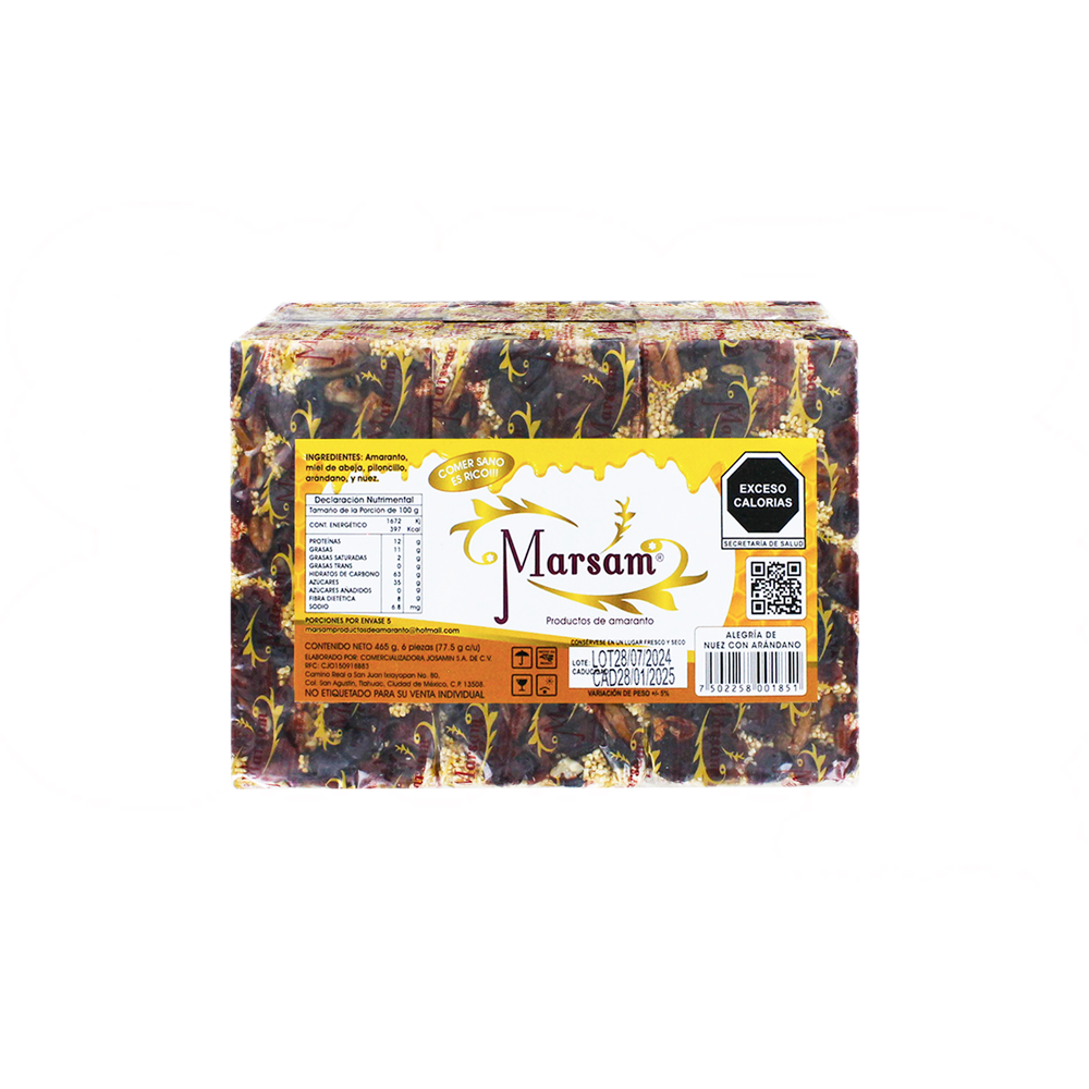 ALEGRIA NUEZ C/ARANDANO 18/6