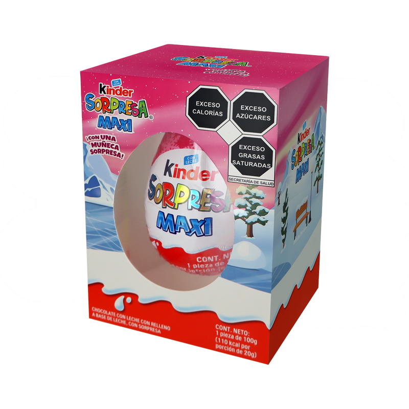 KINDER SORPRESA MAXI 12/100 GRS