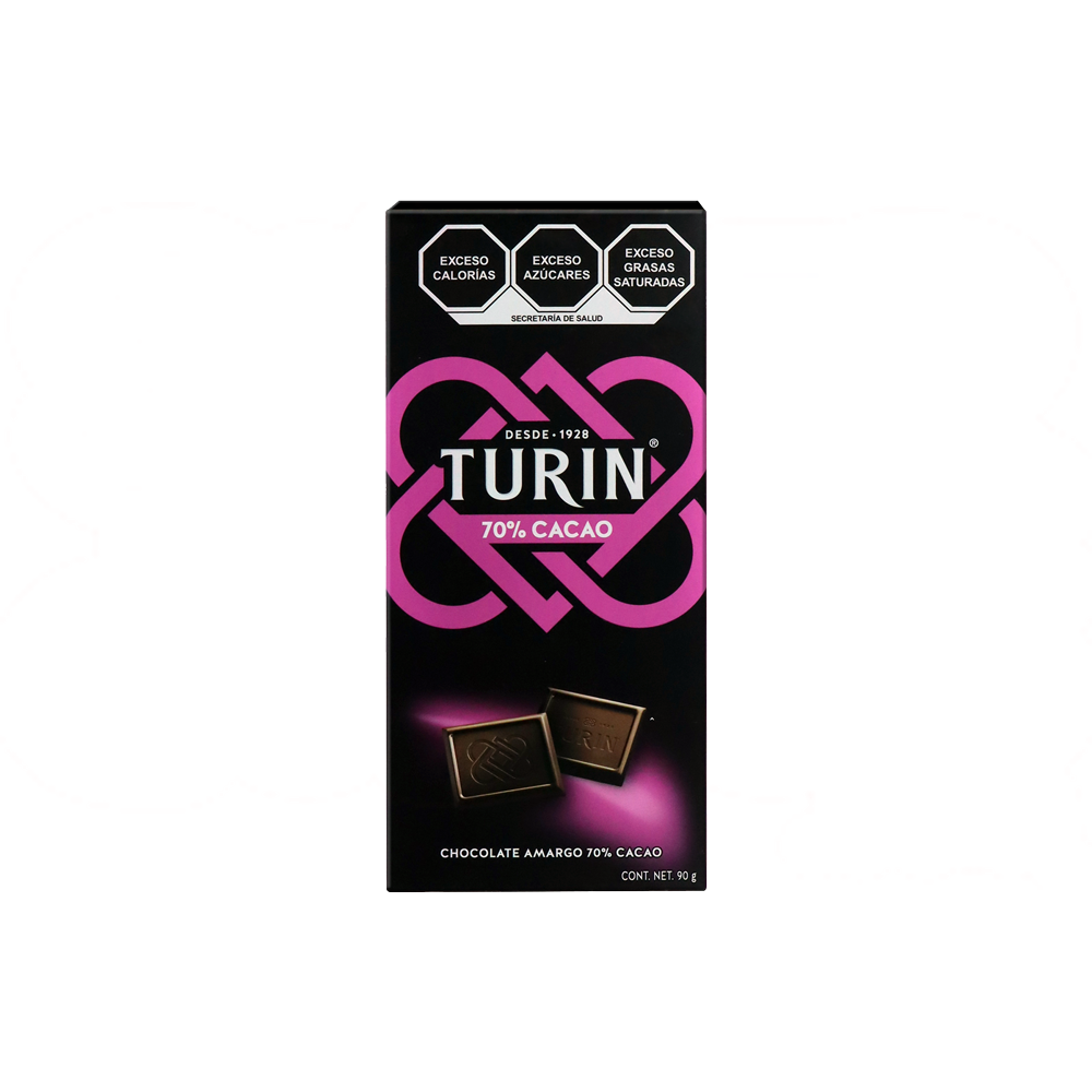 TABLILLA TURIN 70% 16/90G