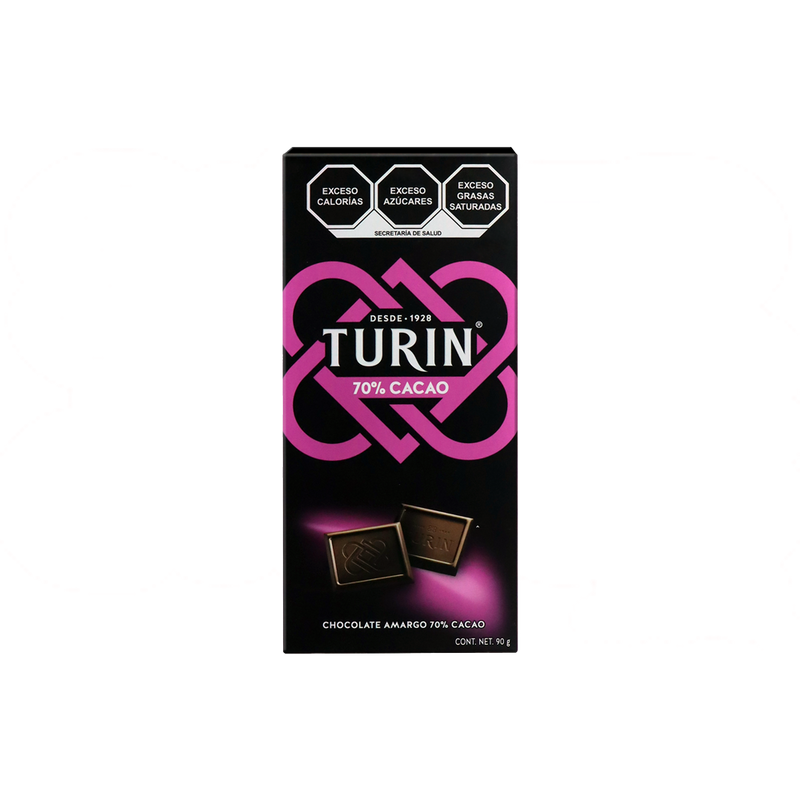 TABLILLA TURIN 70% 16/90G