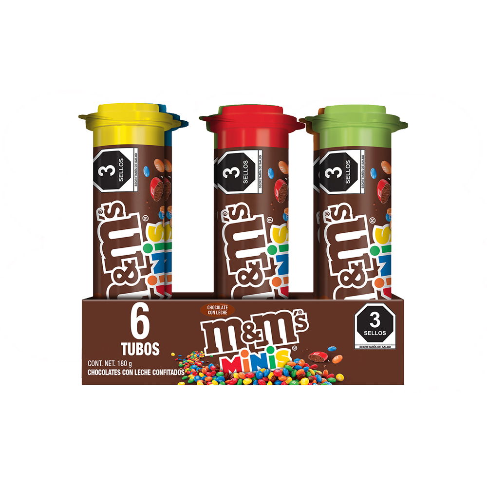 M&M MINI TUBOS 30G 24/6