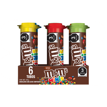 M&M MINI TUBOS 30G 24/6