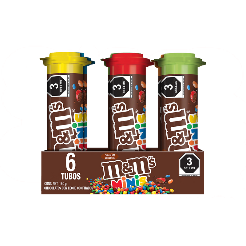 M&M MINI TUBOS 30G 24/6