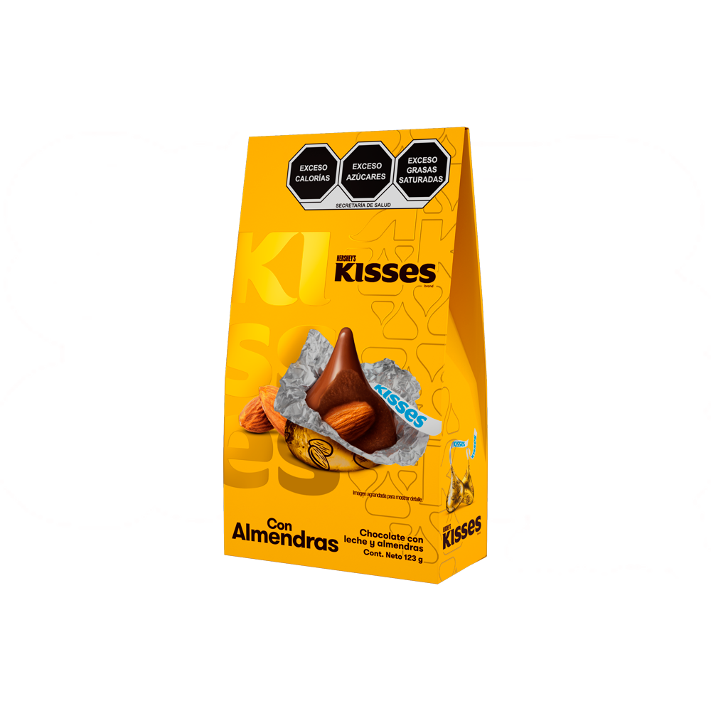 KISSES ALMENDRA 6/123 g