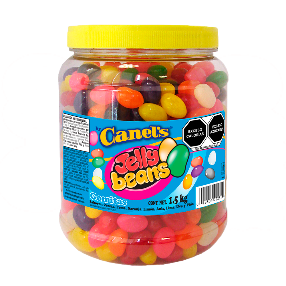 CANELS JELLY BEANS 8/1.5Kg