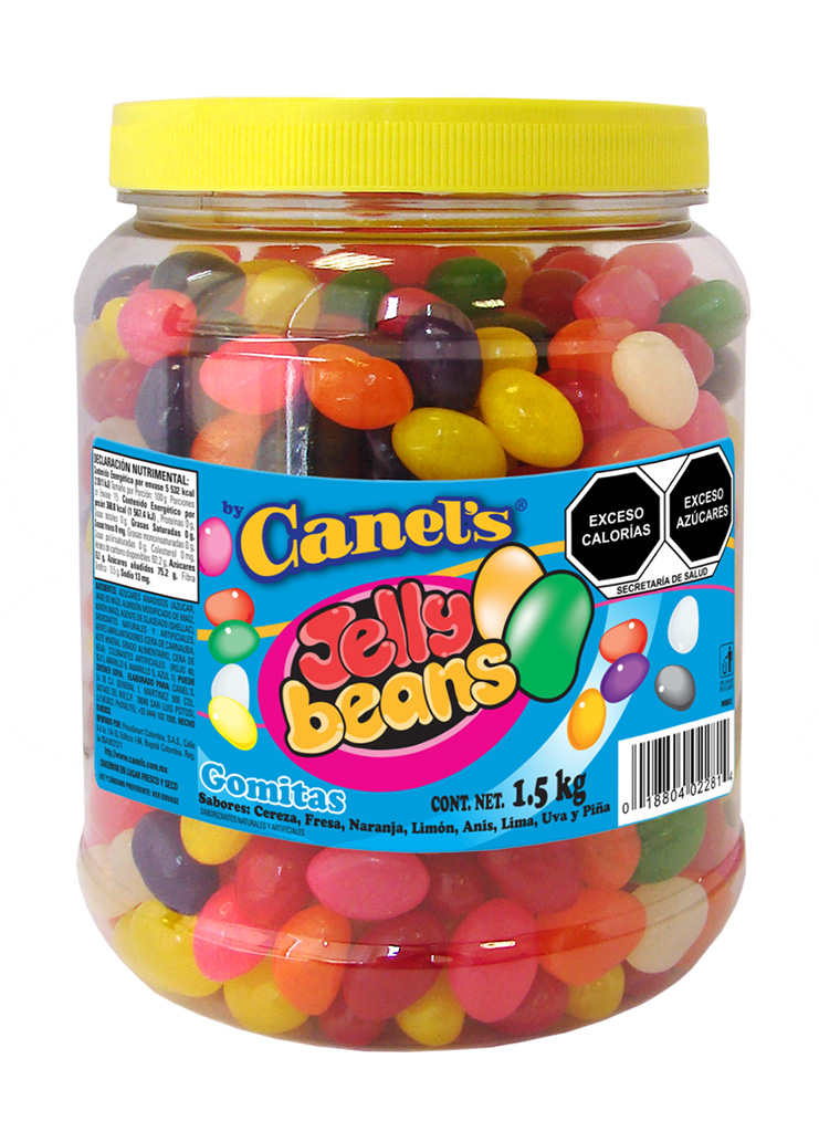 CANELS JELLY BEANS 8/1.5Kg