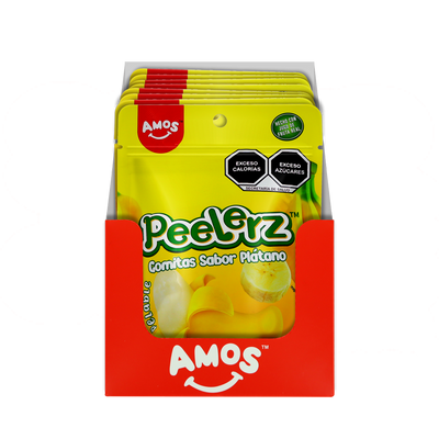 PEELERZ GOMITAS PLATANO 6/8 PZA