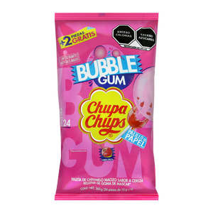 CHUPA CHUPS BUBBLE GUM 18/24PZ
