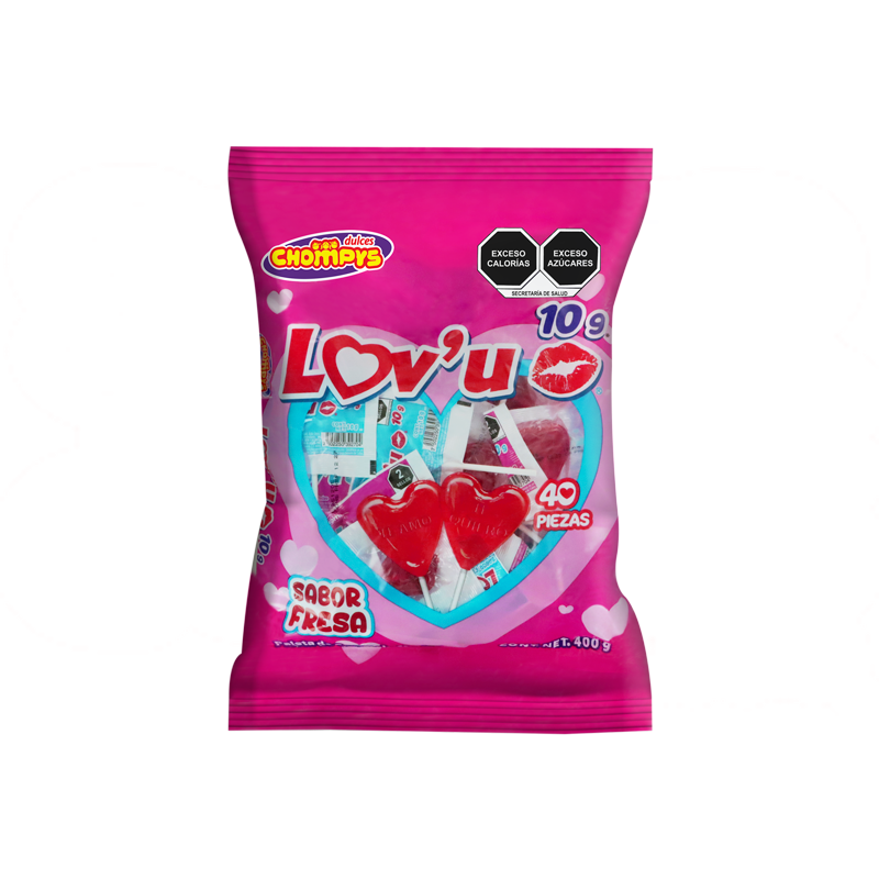 PAL. LOVU FRESA 10GRS 28/40PZ