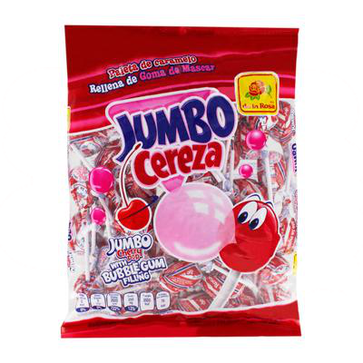 PALETA JUMBO CEREZA 12/50