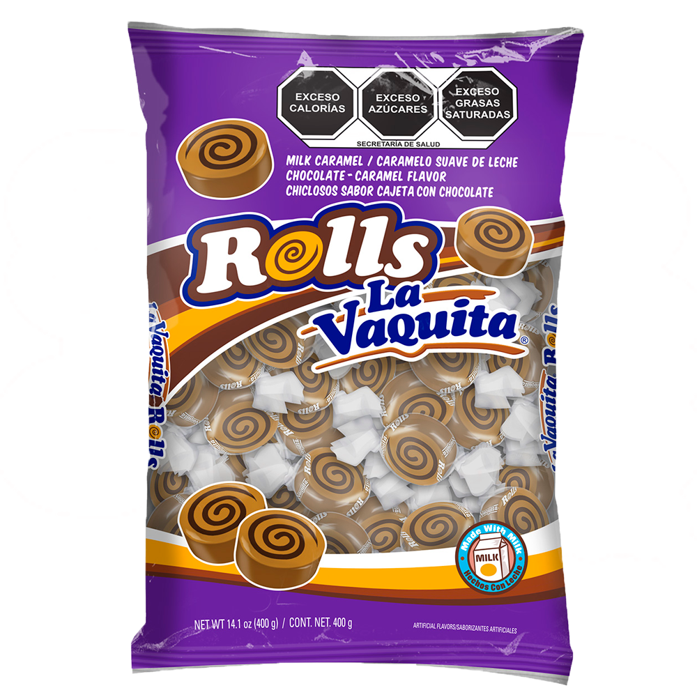ROLLS VAQUITA CHOC 20/400 GRS