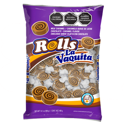 ROLLS VAQUITA CHOC 20/400 GRS