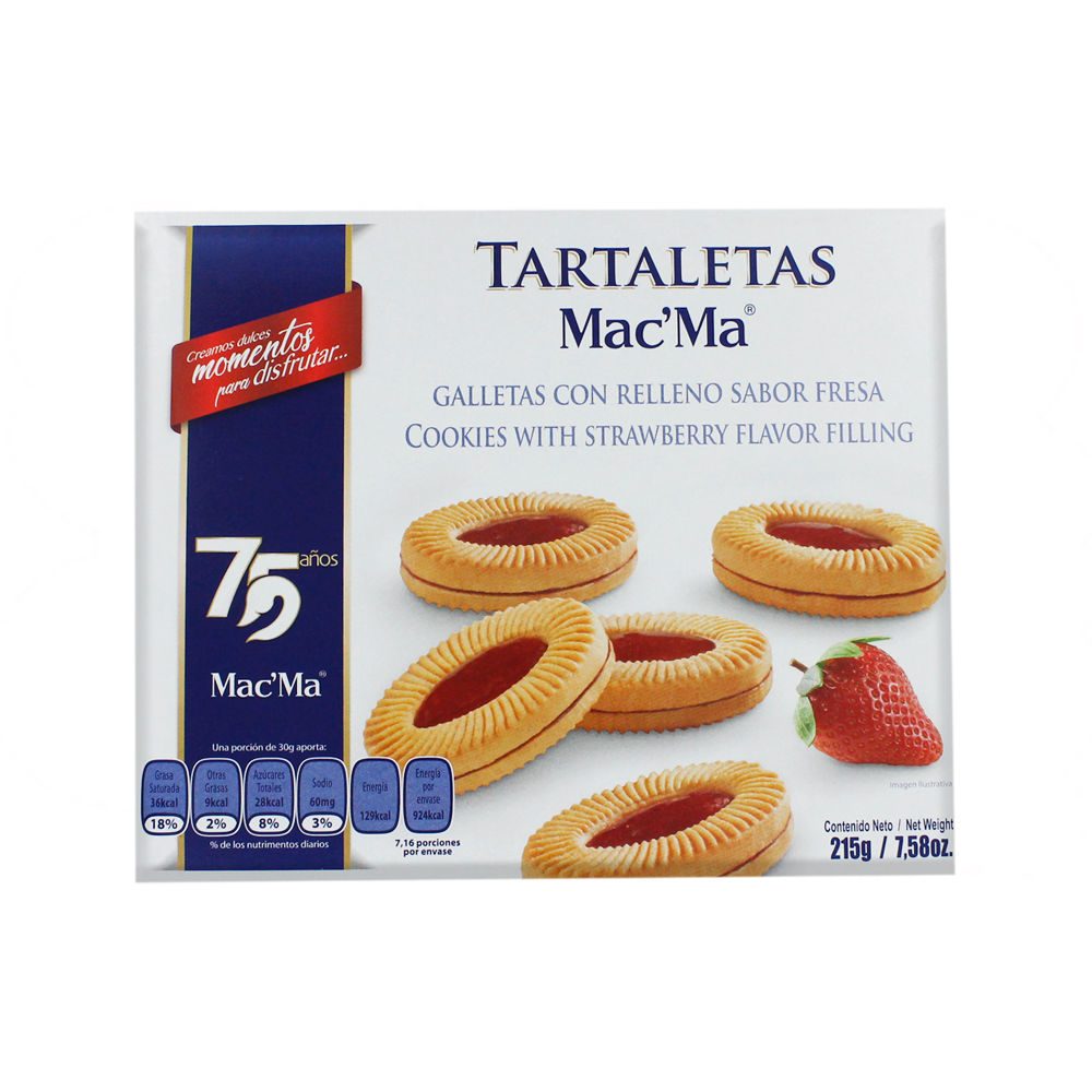 TARTA FRESA 12/215G