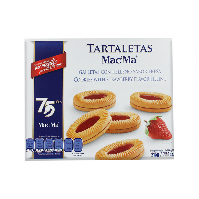 MACMA TARTA FRESA 12/215G