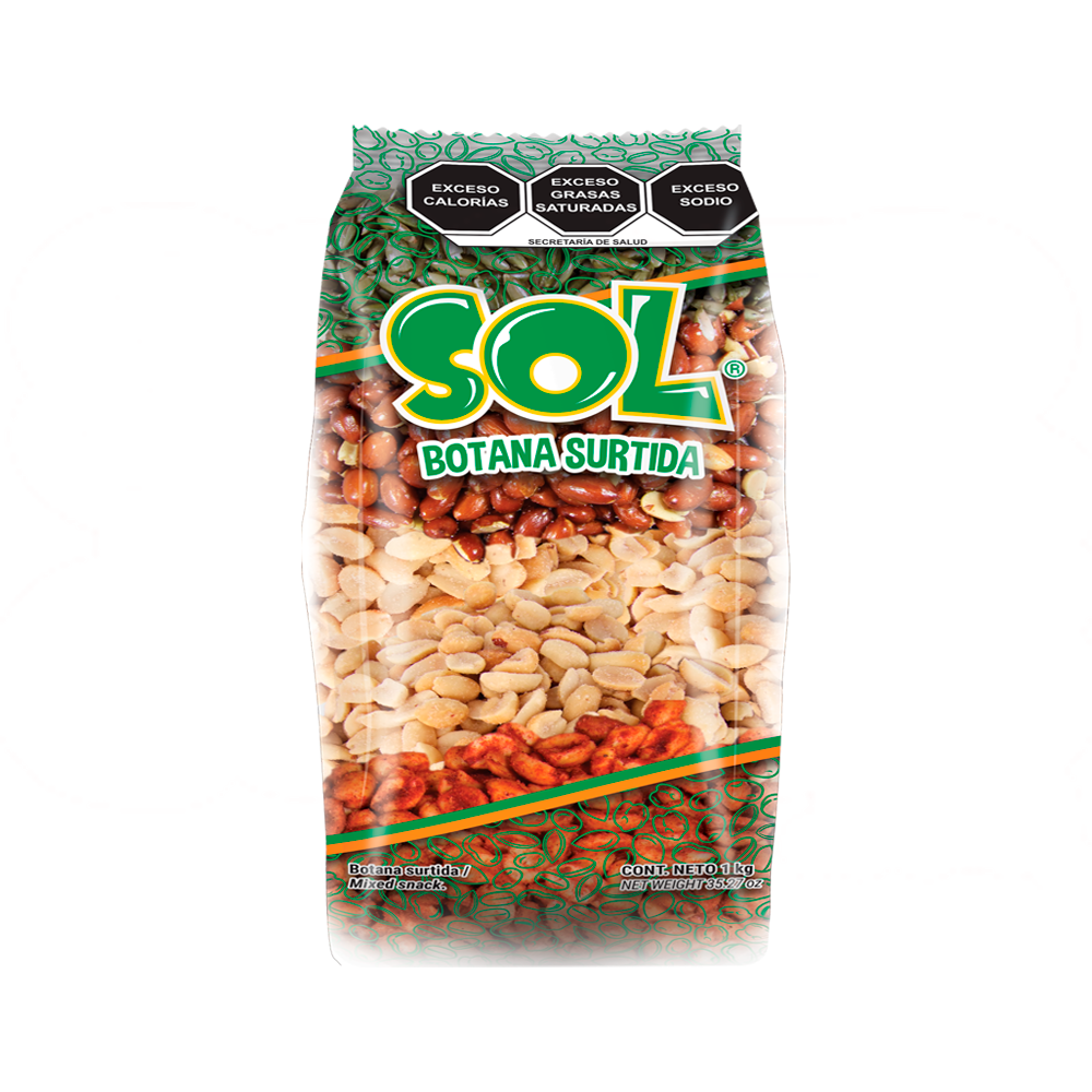 SOL BOTANA SURTIDA 30/1 KG