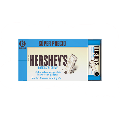 HERSHEY COOKIES 20GRS 12/12  240GRS