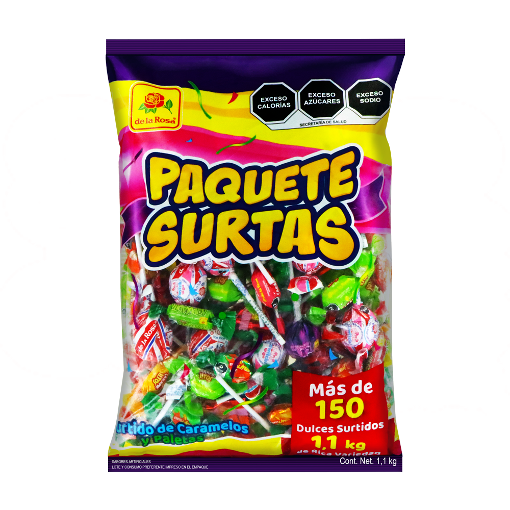 PAQUETE SURTAS 8/1.100GRS