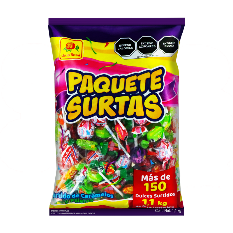 PAQUETE SURTAS 8/1.100GRS