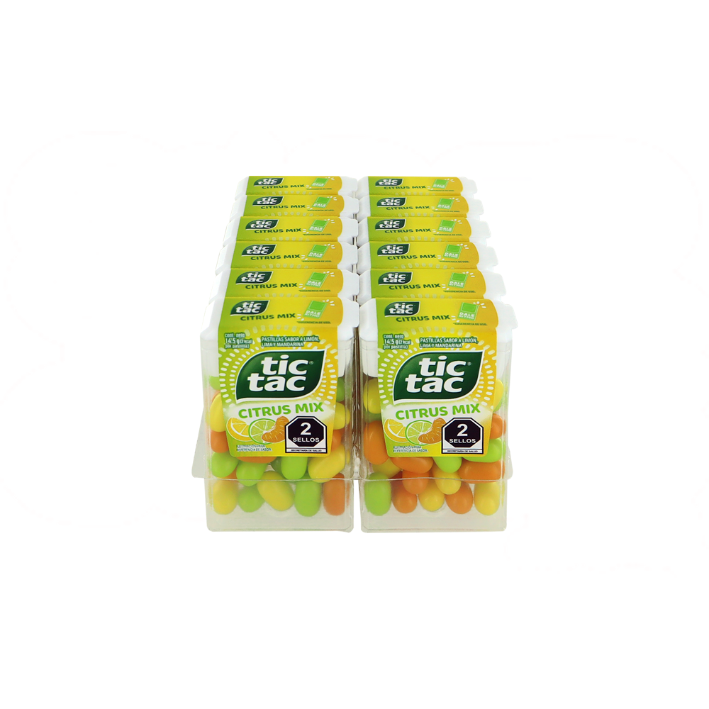 TIC TAC CITRUS MIX 12/12