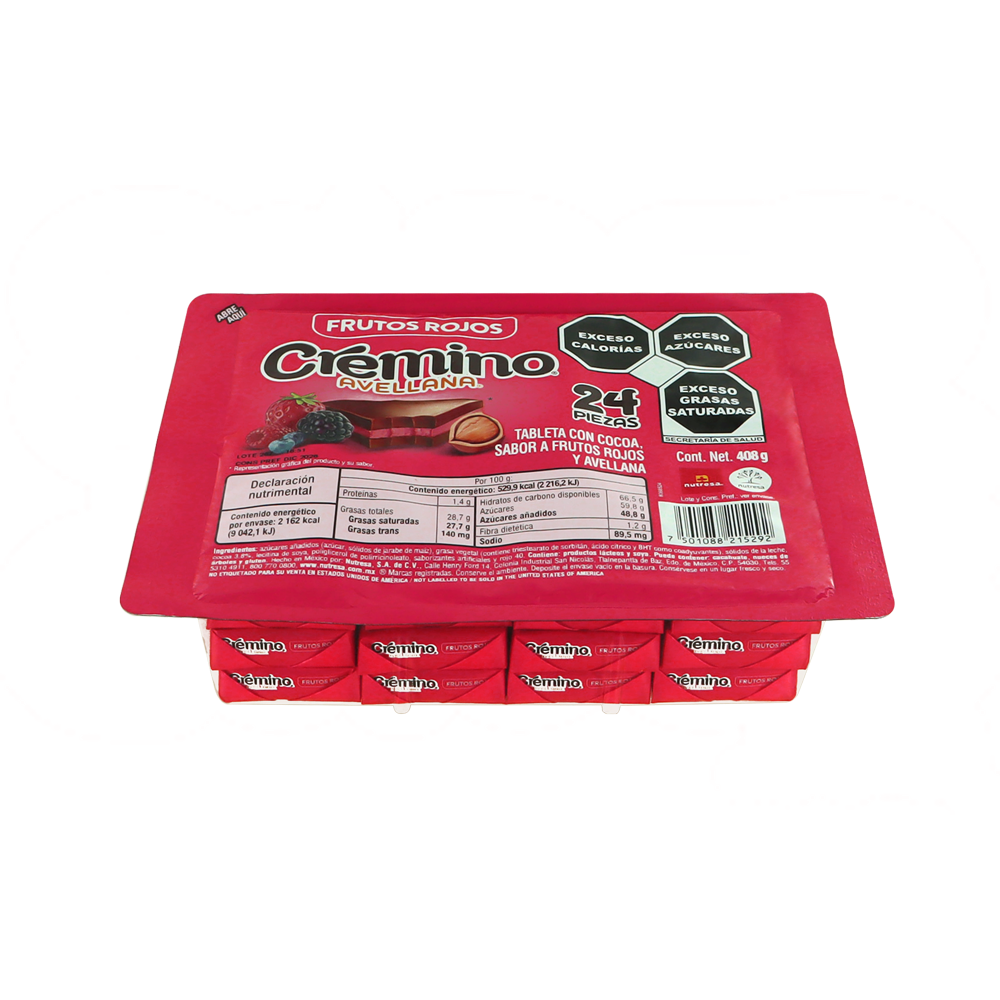 CREMINO FRUTOS ROJOS 16/24 PZA