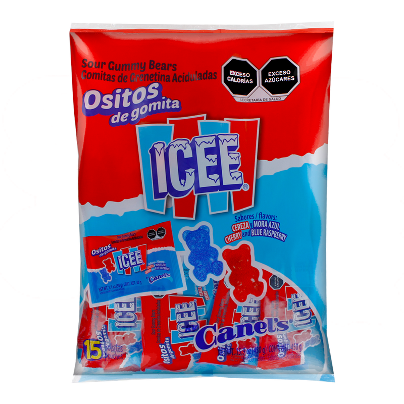 ICEE OSITO GOMA BOLSA 10/15/30GRS