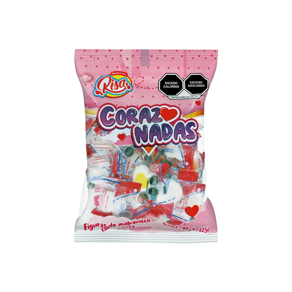 RISA CORAZONA BOLSA 24/125GRS