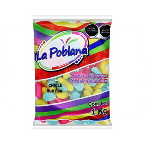 P GOMA CHICLE SURTIDA 10/1 KG