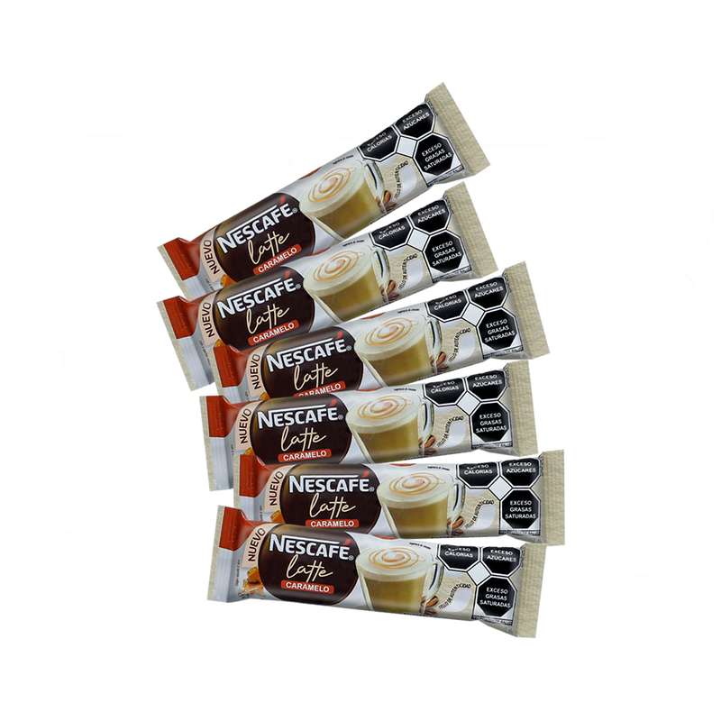 NESCAFE LATTE CARAMELO 6/6 20g