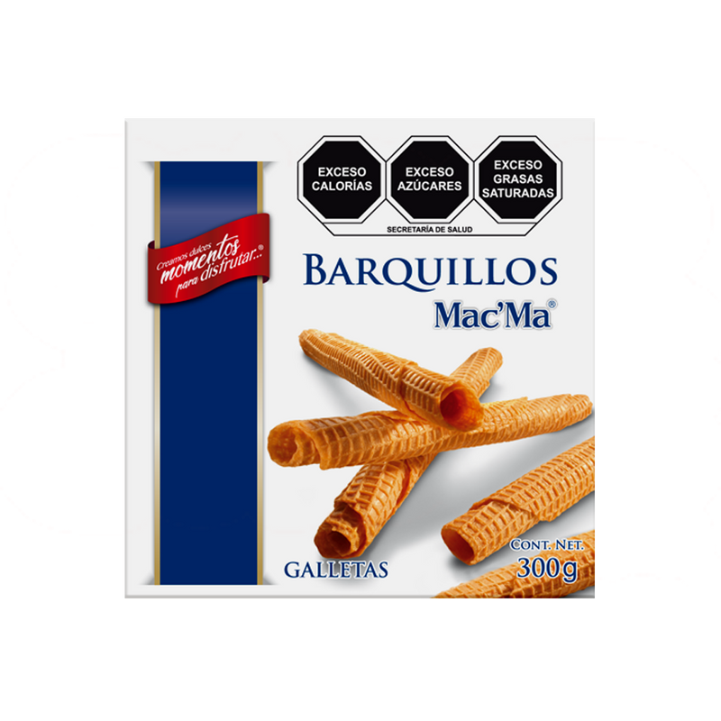 MACMA BARQUILLO 12/300g