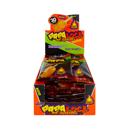 PAPA LOCCA CON SUPER HOT 18/20PZA