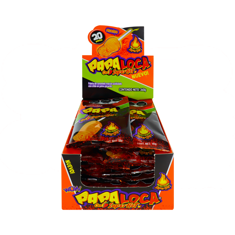 PAPA LOCCA CON SUPER HOT 18/20PZA