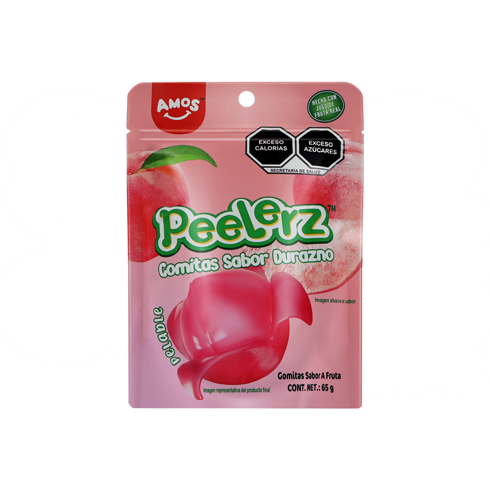 PEELERZ GOMITAS DURAZNO 6/8 PZA