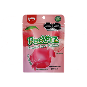 PEELERZ GOMITAS DURAZNO 6/8 PZA
