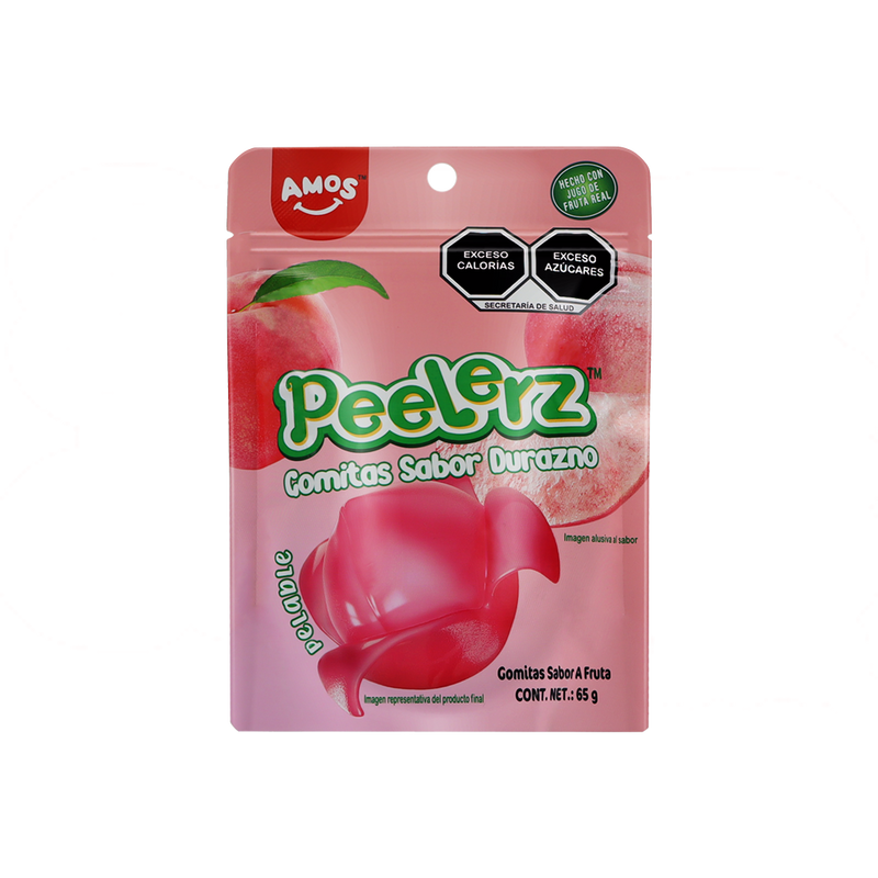 PEELERZ GOMITAS DURAZNO 6/8 PZA