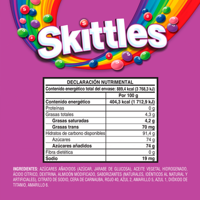 SKITTLES MORAS 24/10