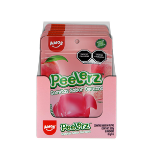 PEELERZ GOMITAS DURAZNO 6/8 PZA